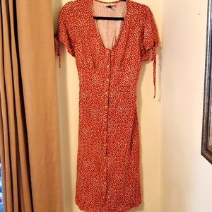 Universal thread red floral dress